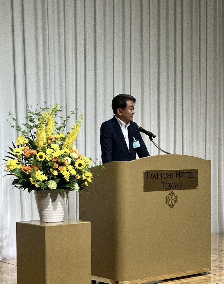 ▲郵船商事 梅原社長